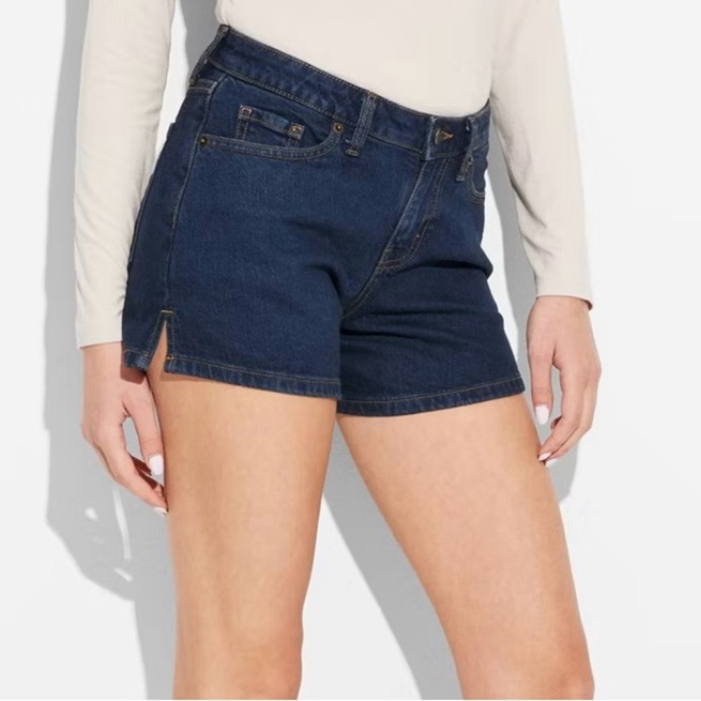 Wild Fable Mid-Rise Midi Jean Shorts 17